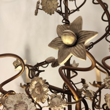 Люстра с основанием - корзиной