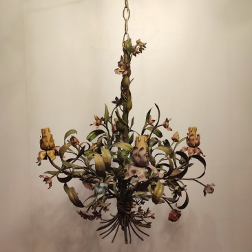 Люстра - букет в оливковых тонах