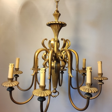 Старинная голландская люстра