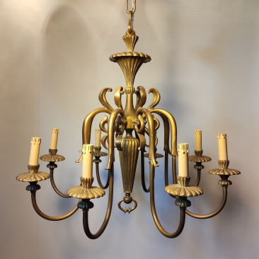 Старинная голландская люстра