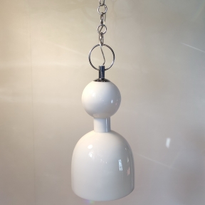 Винтажный подвес с белым плафоном