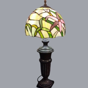 Старинная настольная лампа Тиффани