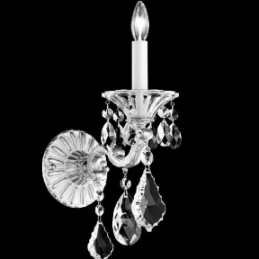 Настенный светильник в цвете "римское серебро"
