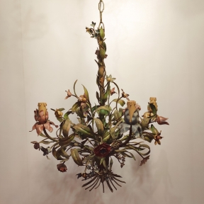 Люстра - букет в оливковых тонах