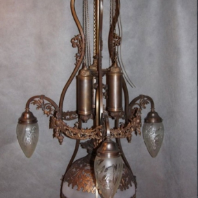 Антикварный оригинальный светильник
